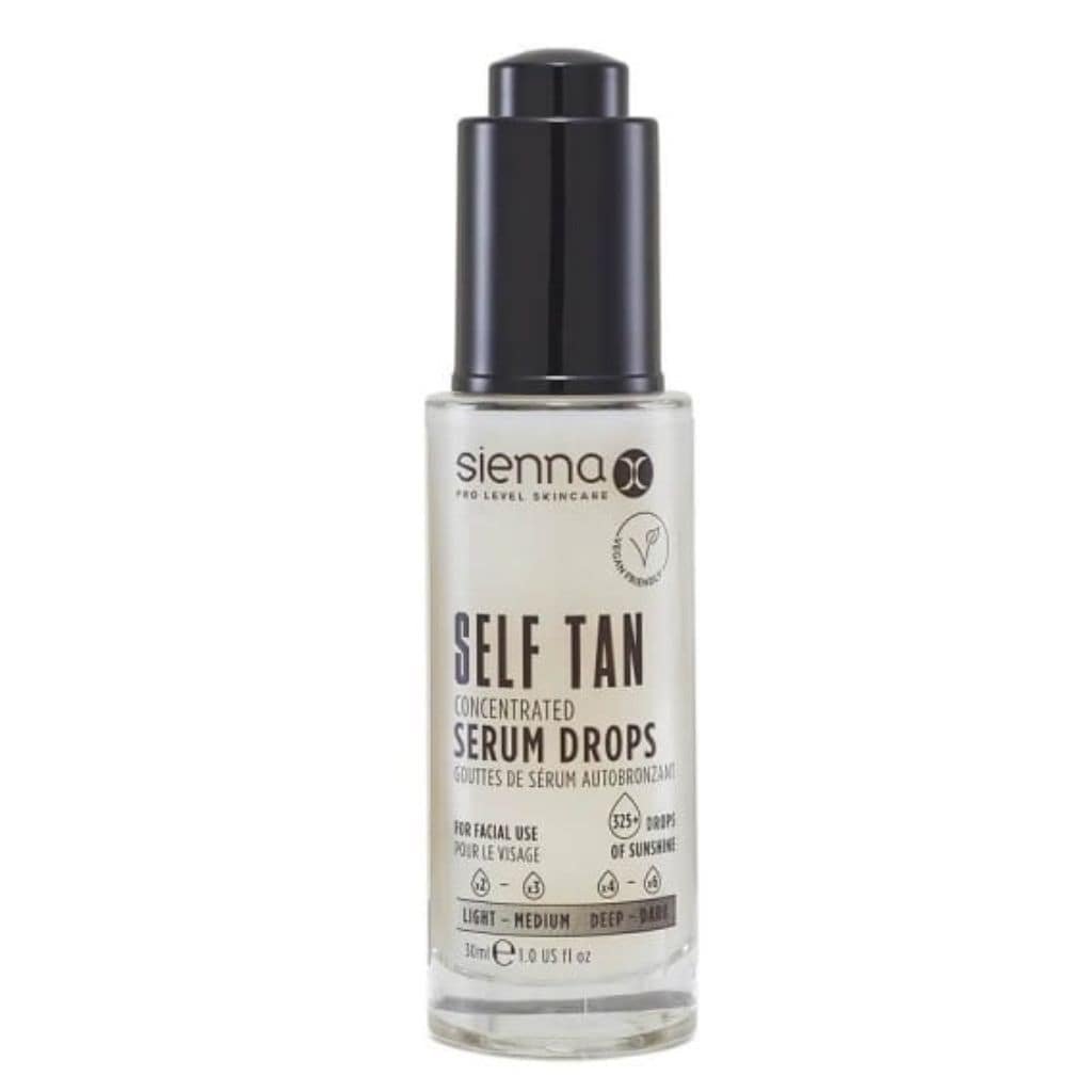 SIENNA-X miego įdegio lašeliai veidui ir dekoltė sričiai - SLEEP TANNING DROPS
