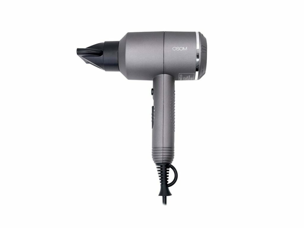 OSOM plaukų džiovintuvas OSOM2525GREY, 2000W, dviejų greičių, pilkos spalvos