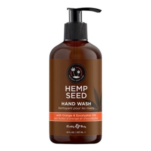 HEMP SEED šveičiamasis rankų prausiklis su apelsinų ir eukalipto aliejais HAND WASH, 237ml