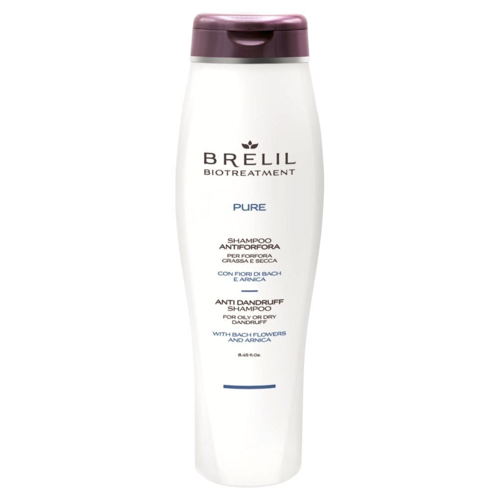 BRELIL dermatologiškai subalsuotas šampūnas nuo pleiskanų BioTreatment PURE – FORFORA, 250ml
