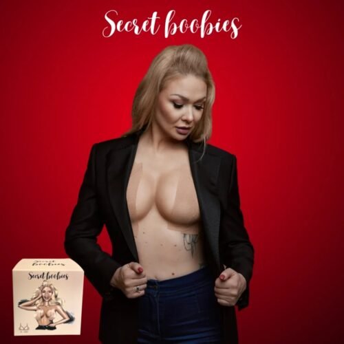Krūtinę formuojanti lipni juosta, kūno spalvos „Secret Boobies”
