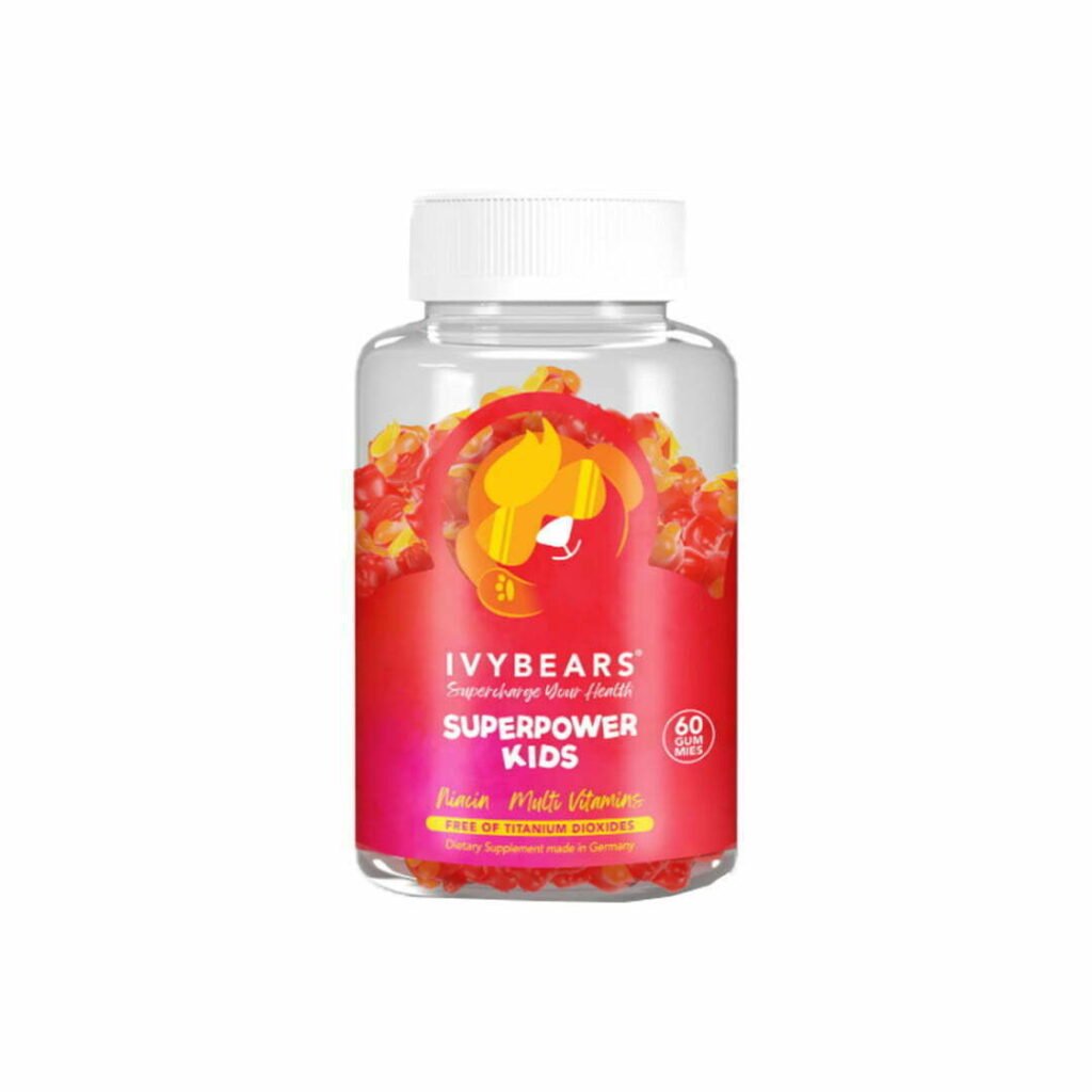 Maisto papildas multi vitaminai vaikams IVYBEARS® Superpower kids