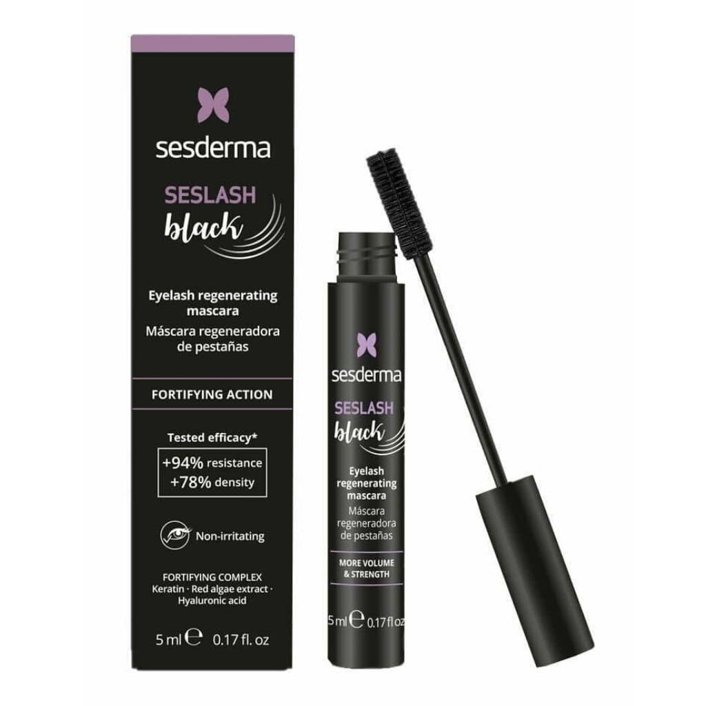 SESDERMA blakstienas atkuriantis tušas SESLASH BLACK, 5 ml