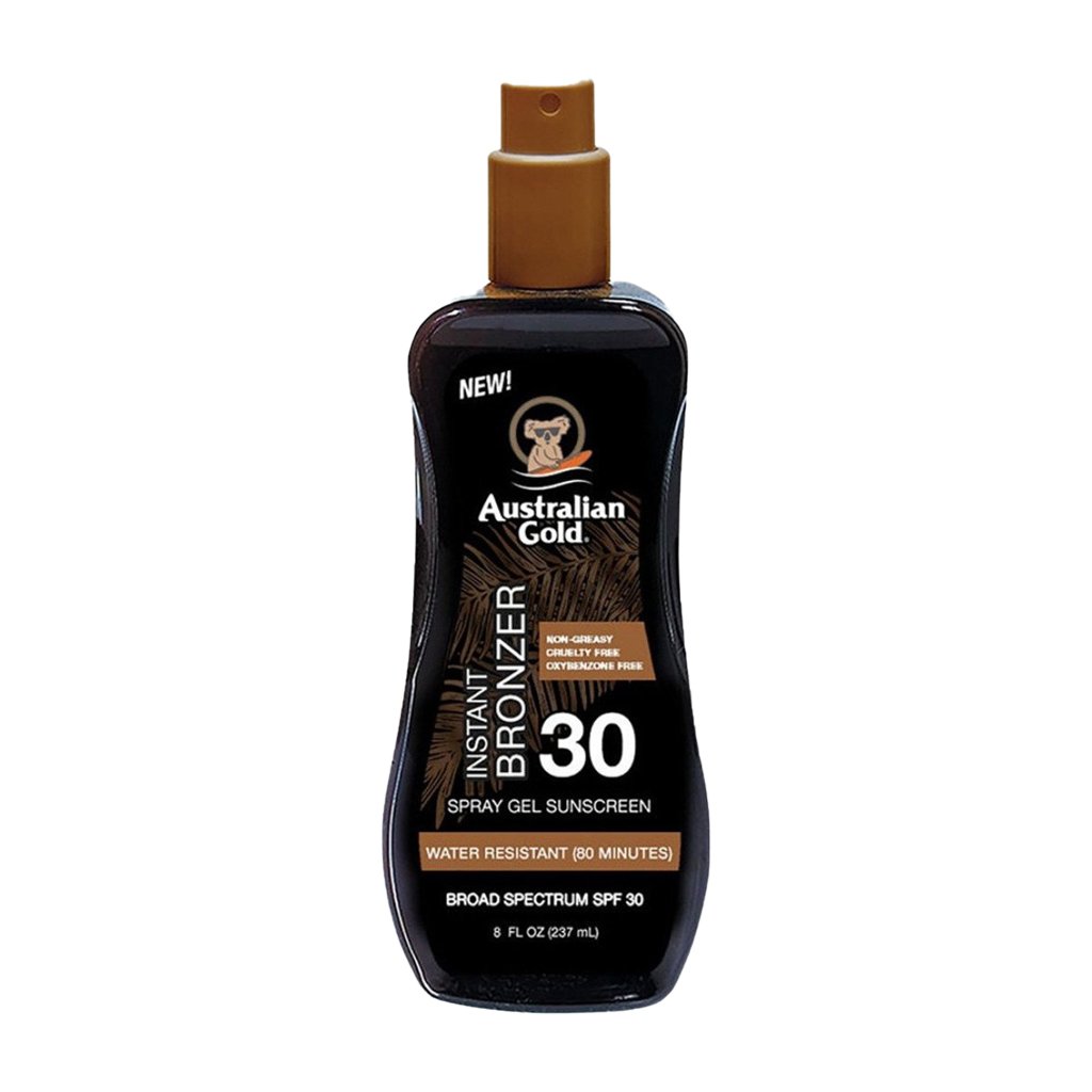 Australian Gold apsaugos nuo saulės pienelis su bronzantais SPF30, 237ml