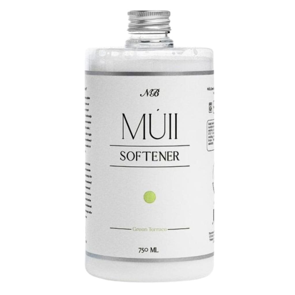 MÚII parfumuotas audinių minkštiklis Green Terrace, 750ml (be dozatoriaus)