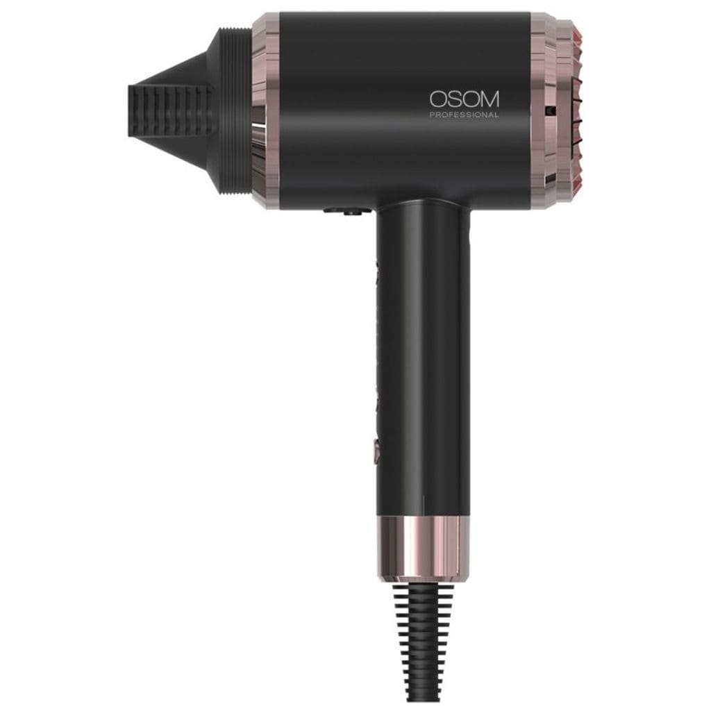 OSOM Professional plaukų džiovintuvas Black Hair Dryer OSOM6800BLHD, juodos spalvos, 1800W