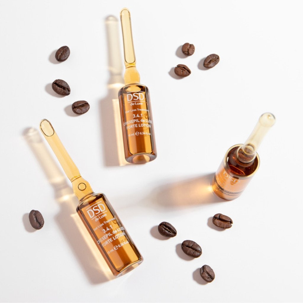 DSD intensyvus losjonas padedantis sustabdyti intensyvų plaukų slinkimą Crexepil de Luxe Forte Lotion DSD3.4.1,1 ampulė