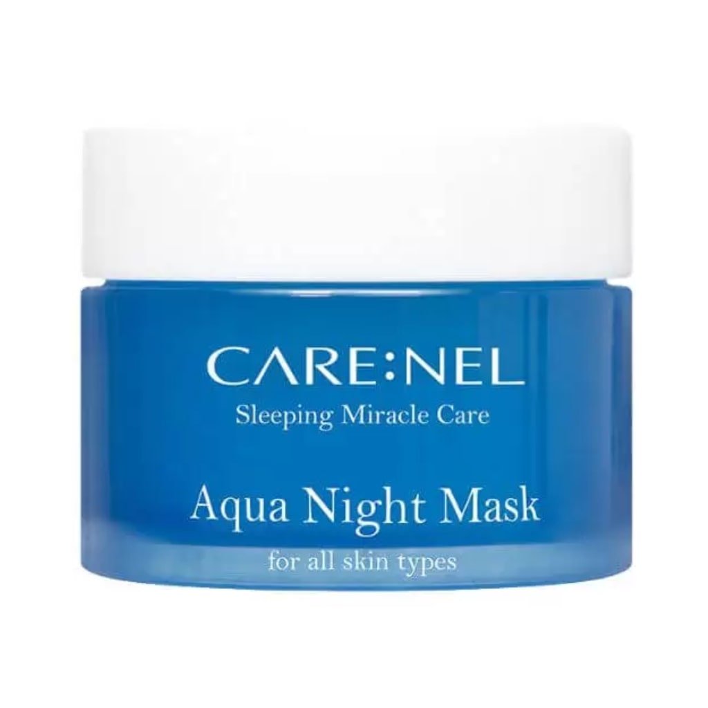 Carenel miego kaukė veidui Aqua Night Mask, 15ml