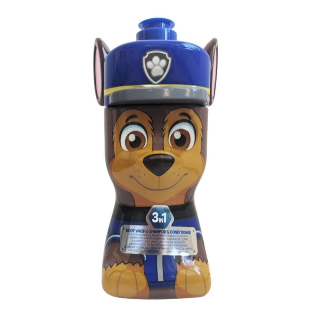 PAW PATROL dušo želė ir šampūnas su kondicionieriumi 3in1 Chase 3D, 400ml