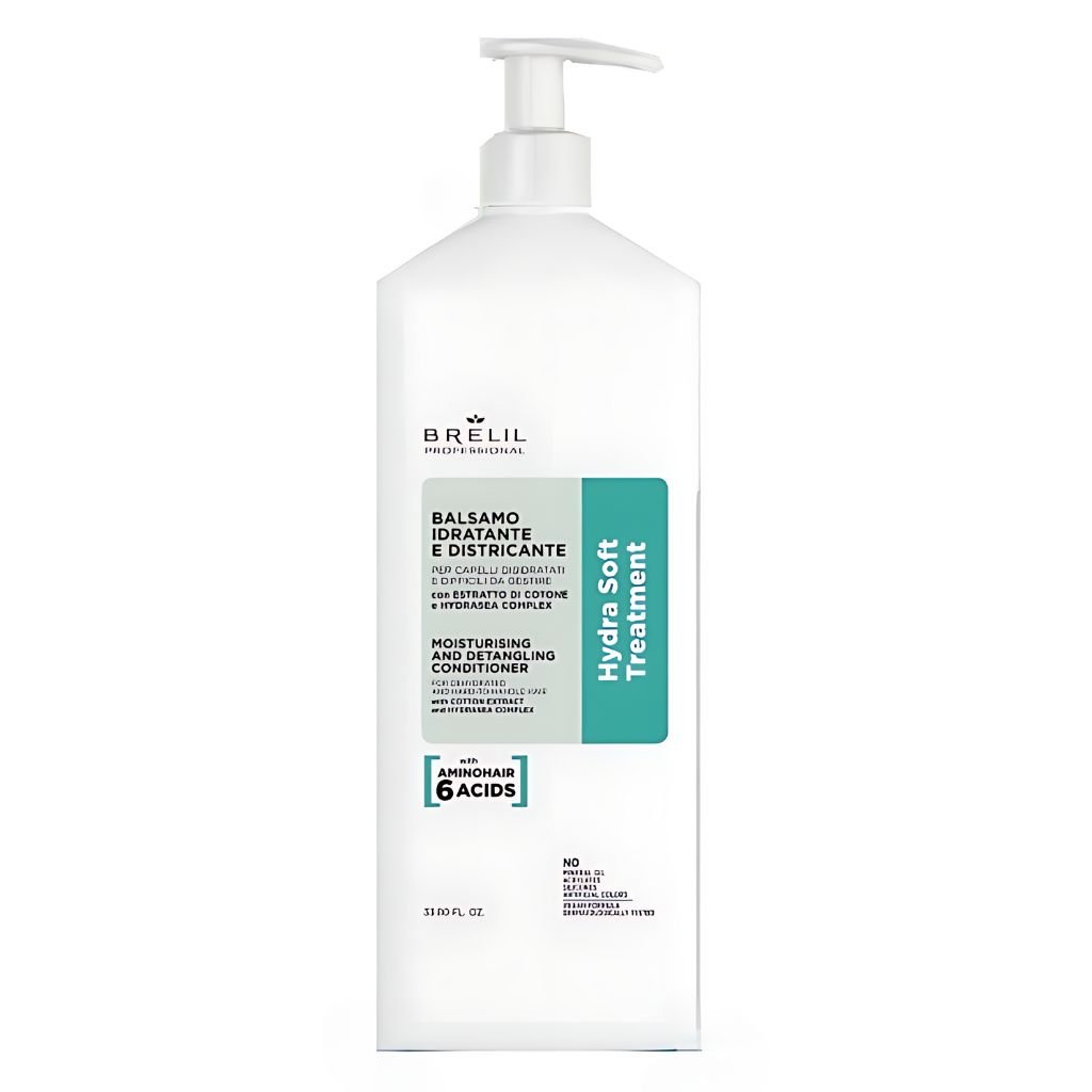 BRELIL drėkinamasis kondicionierius sausiems, sunkiai suvaldomiems plaukams HYDRA, 1000ml