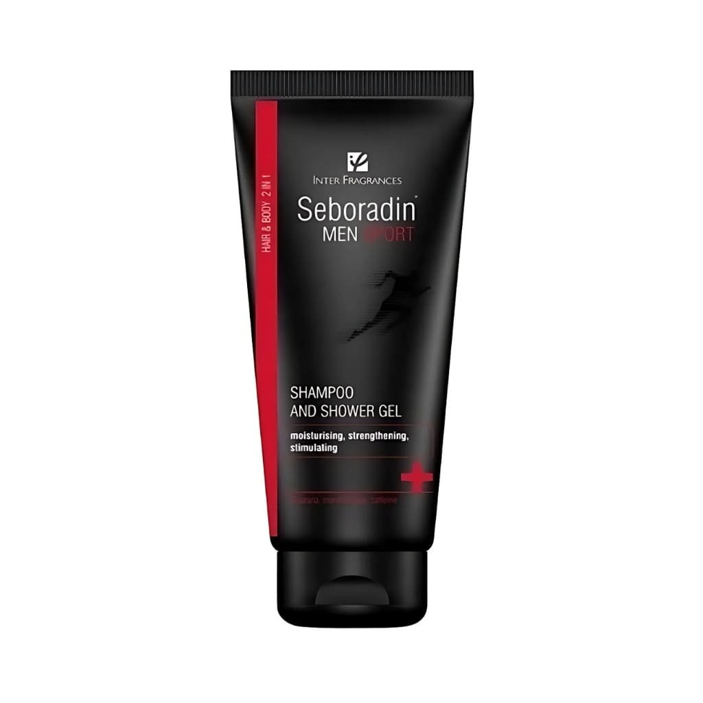 SEBORADIN MED 2in1 šampūnas ir dušo gelis MEN SPORT, 200ml