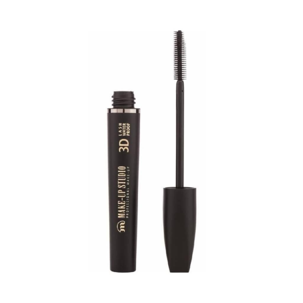 Make Up Studio vandeniui atsparus 3D, itin juodas blakstienų tušas Mascara Waterproof 3D Extra Black PH10733, 8.5ml