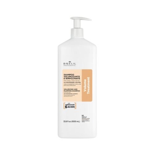 Brelil apimties suteikiantis šampūnas ploniems plaukams Volumizing and Plumping Shampoo, 1000ml