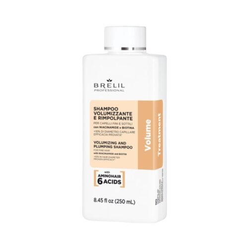 Brelil apimties suteikiantis šampūnas ploniems plaukams Volumizing and Plumping Shampoo, 250ml